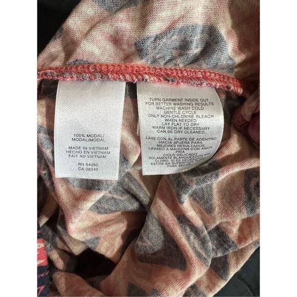 Rachel Rachel Roy Dress Womens Size Small Pink Navy Diamond Print Sleeveless - Picture 5 of 10